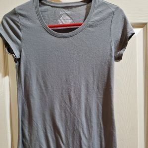 Junior grey cap sleeve tshirt